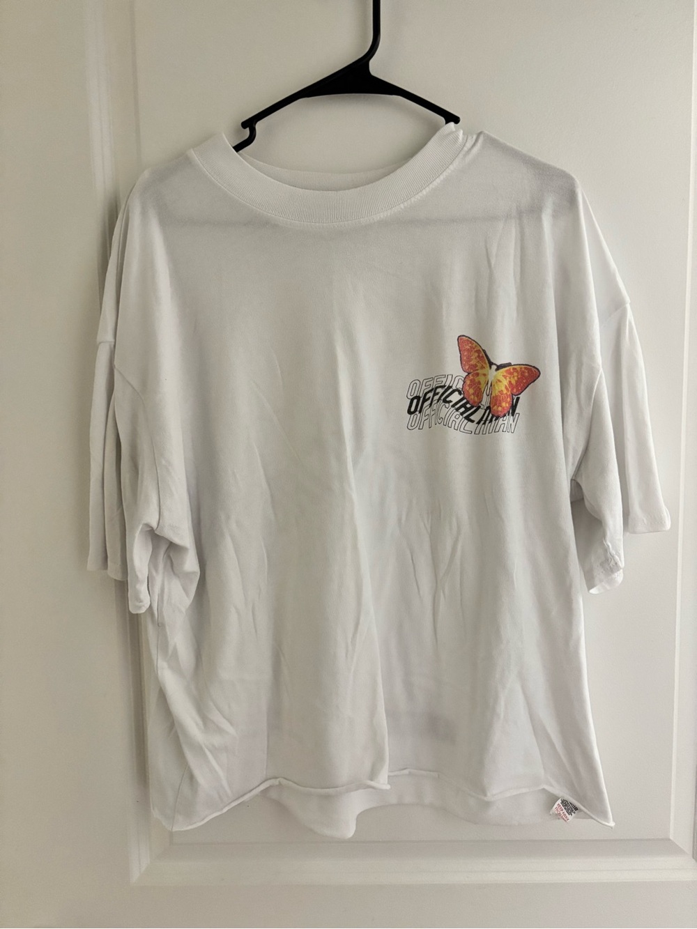 BoohooMAN White Crewneck Tee